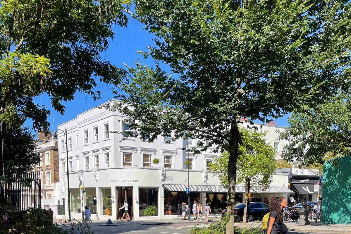 Photo of a square in Notting Hill