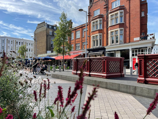 Exhibition Road in South Kensington